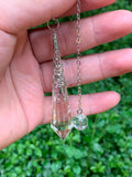 Clear Quartz Pendulum