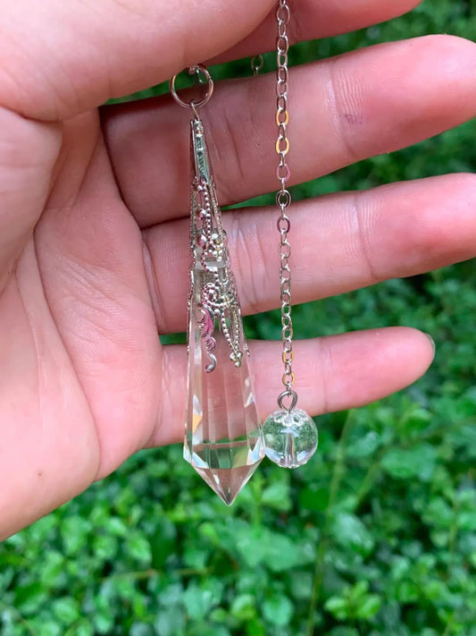 Clear Quartz Pendulum